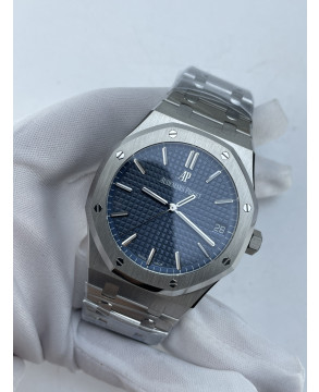 (준비완료/특급배송)NO.4013/VS공장 오데마피게 Royal Oak 41mm 15500 SS VSF 1:1 Best Edition Blue Textured Dial on SS Bracelet DD4302 Super Clone